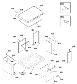 Enclosure Group Diagram and Parts List for 040604-00  Briggs and Stratton Generator